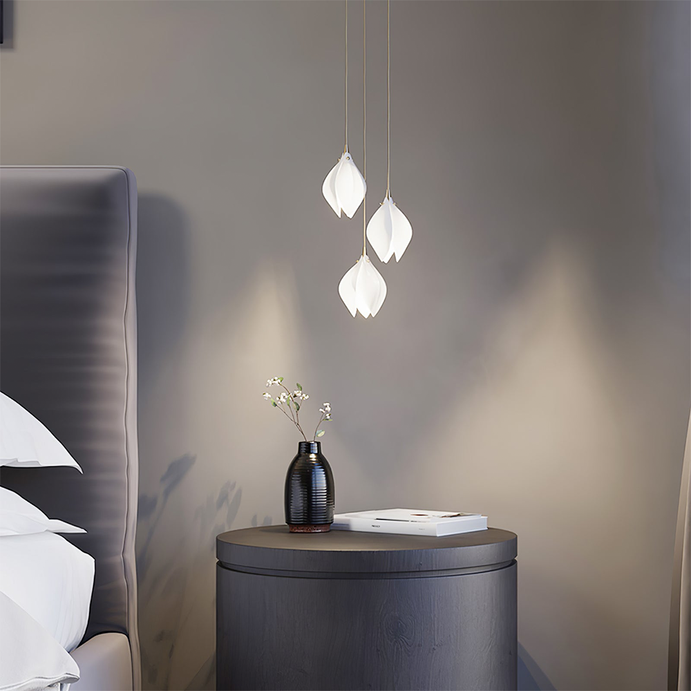 Multi-Drop Flower Pendant Light – Decorative Chandelier
