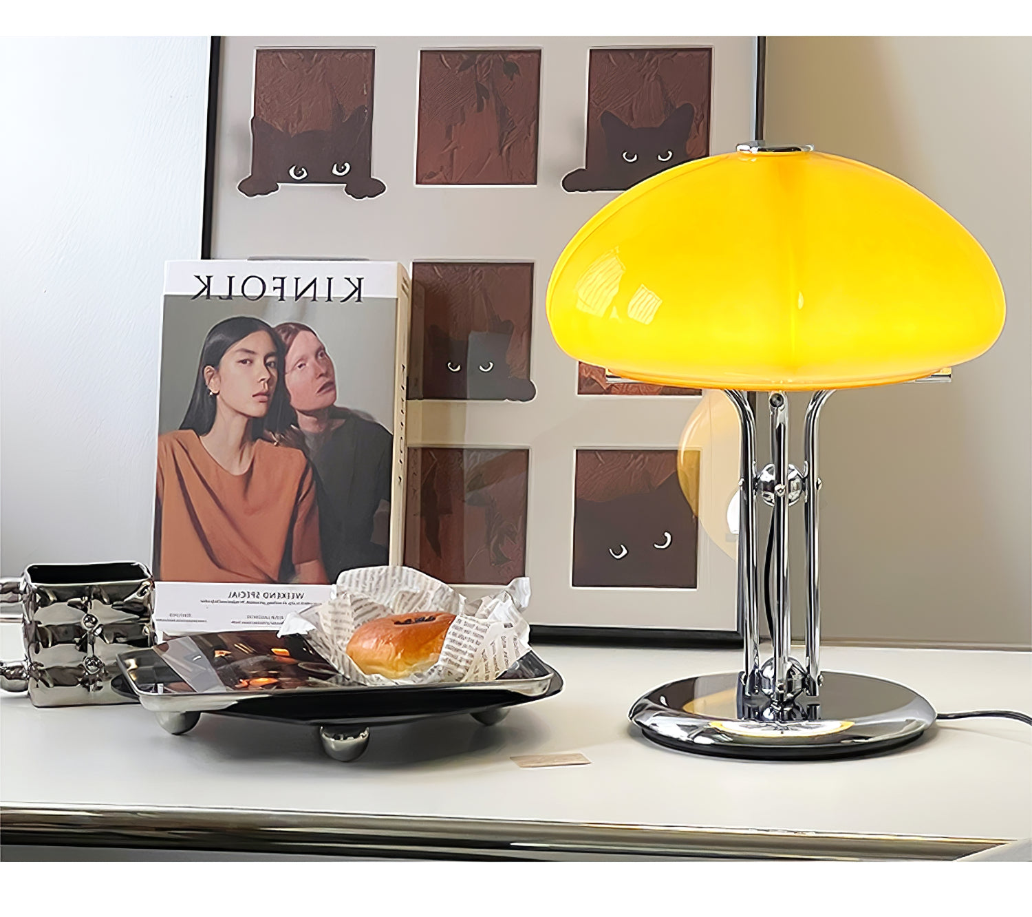 Minimalist Bauhaus Mushroom Table Lamp
