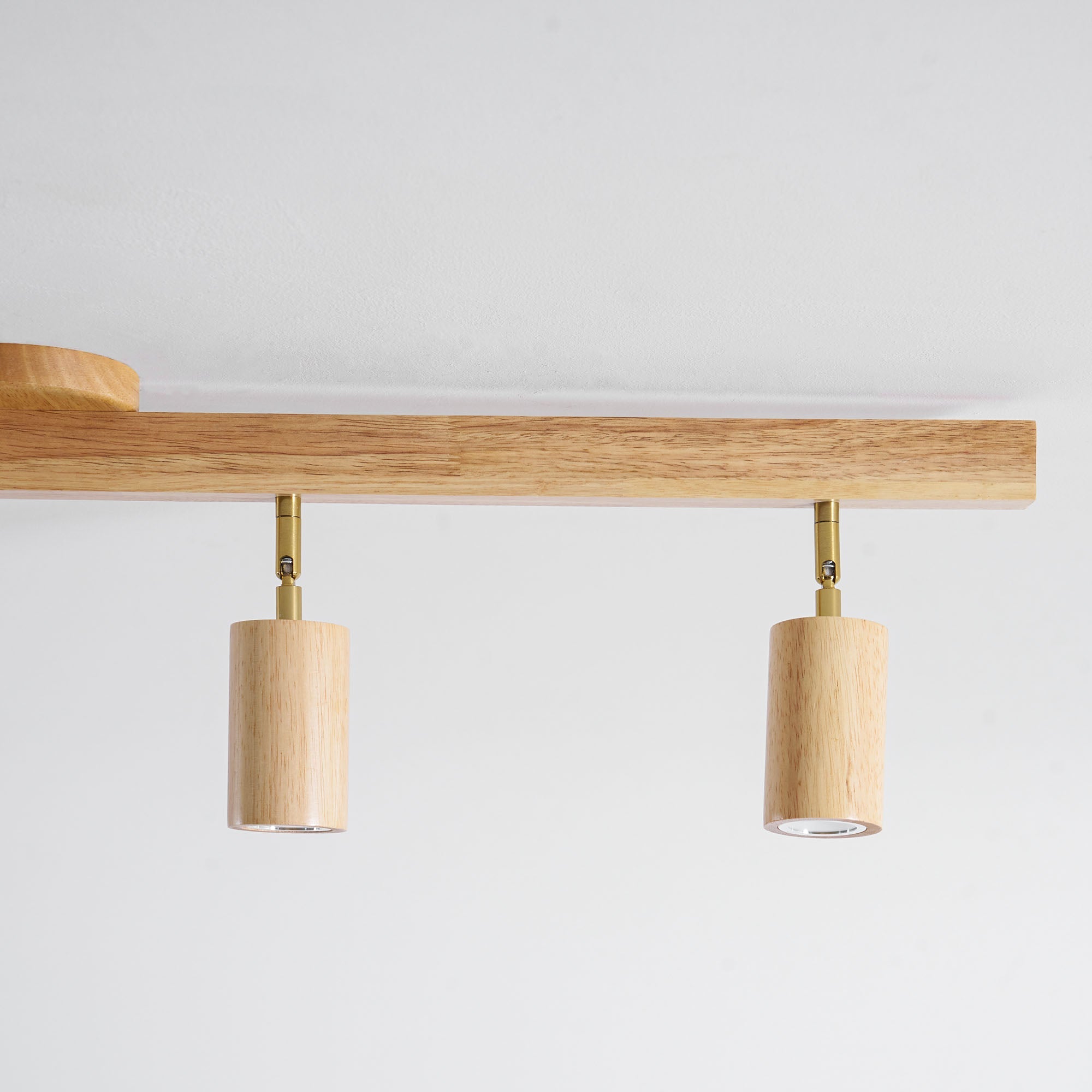 Wood Track Ceiling Light - Adjustable Ceiling Fixture