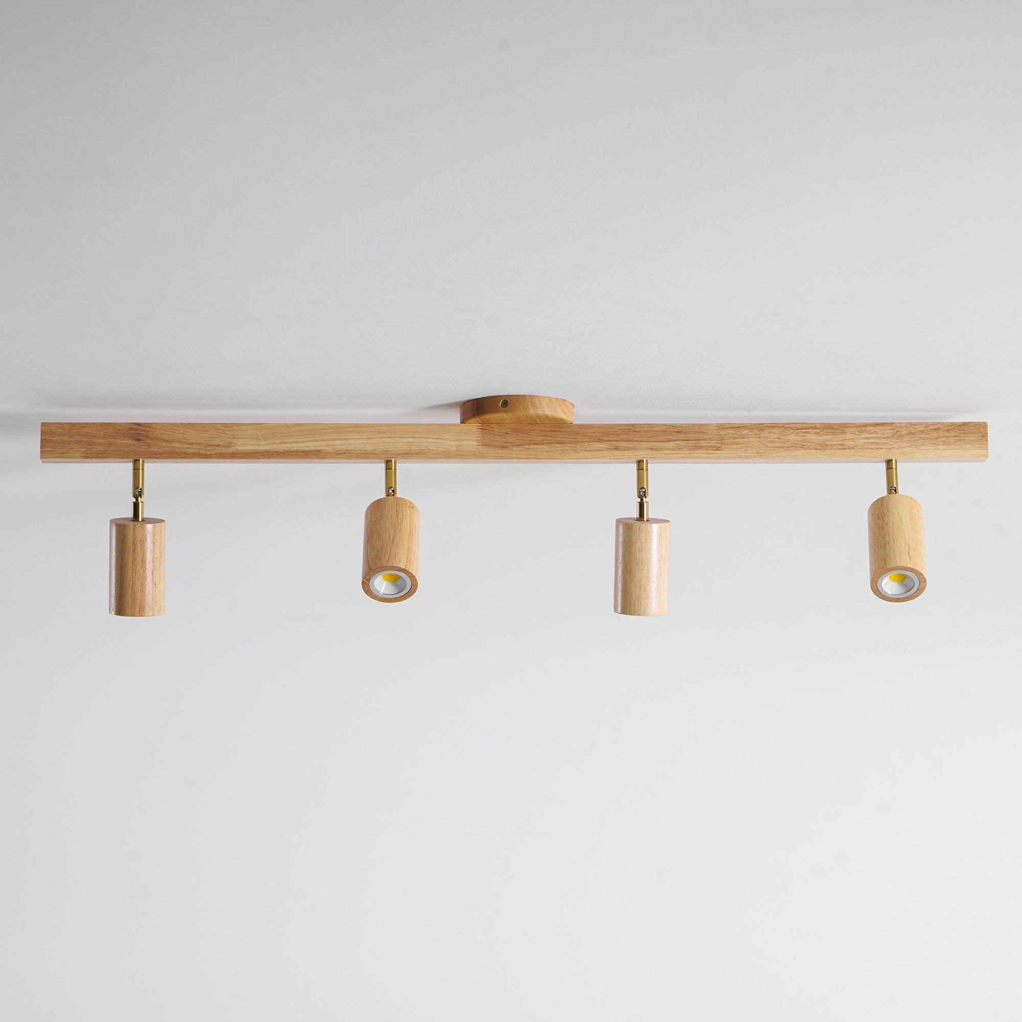 Wood Track Ceiling Light - Adjustable Ceiling Fixture