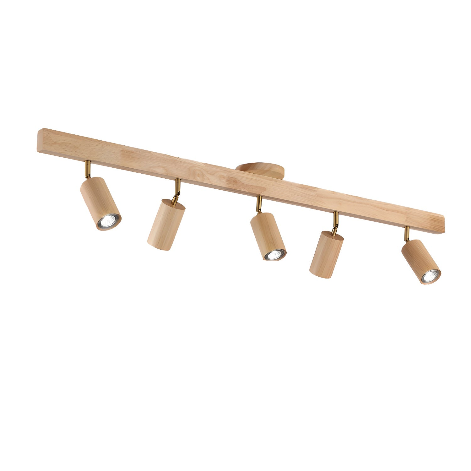 Wood Track Ceiling Light - Adjustable Ceiling Fixture