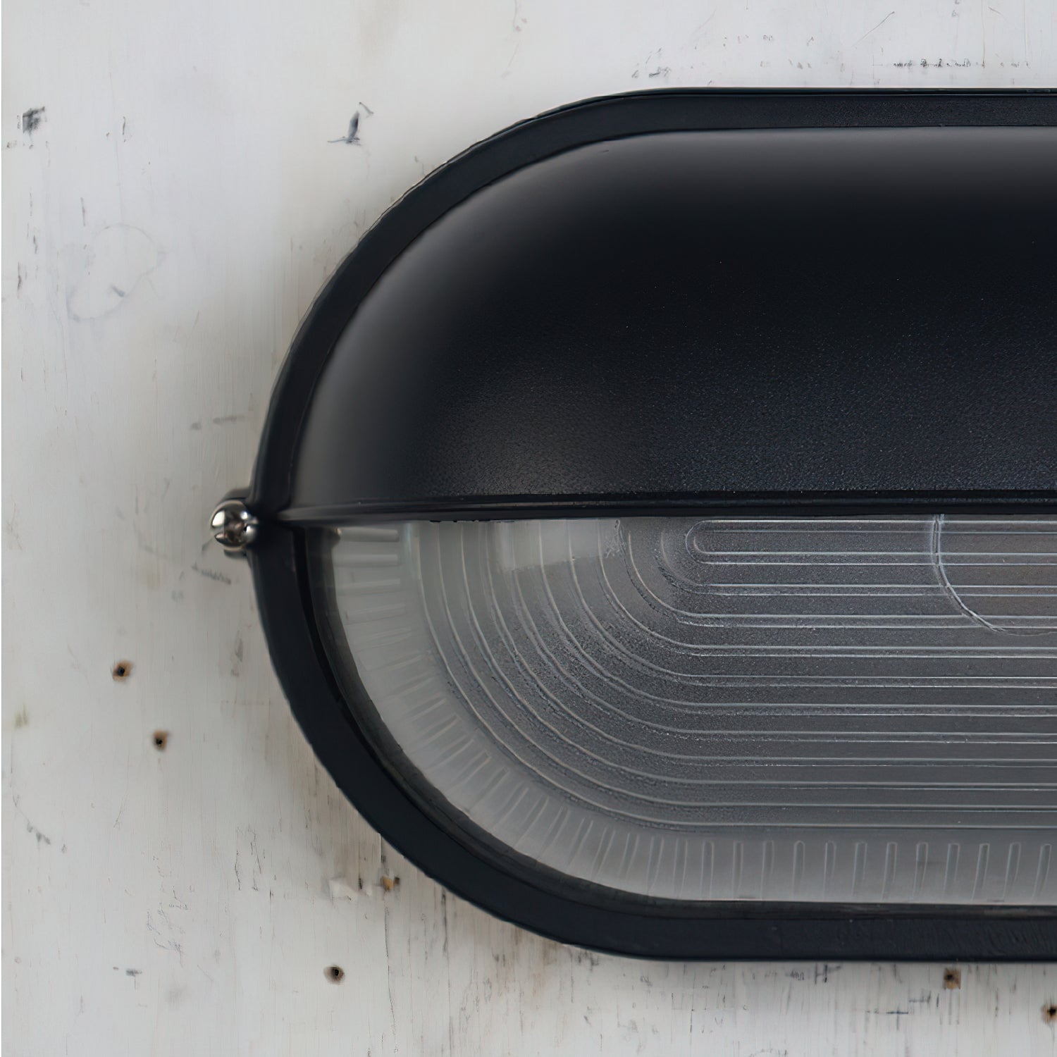 Industrial Outdoor Wall Lamp with Glass Shade – Retro Aluminium Sconce Light