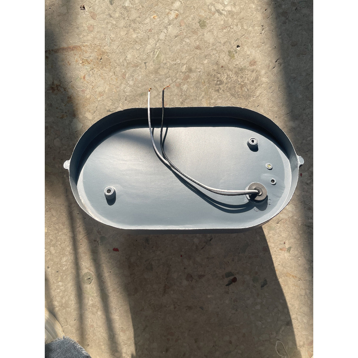 Industrial Outdoor Wall Lamp with Glass Shade – Retro Aluminium Sconce Light