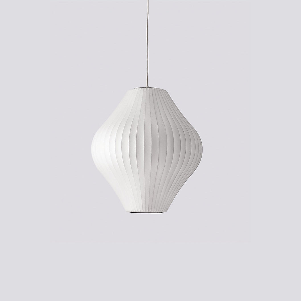 Modern Mulberry Fabric Bubble Chandelier – Hallway Decorative Pendant Lamp