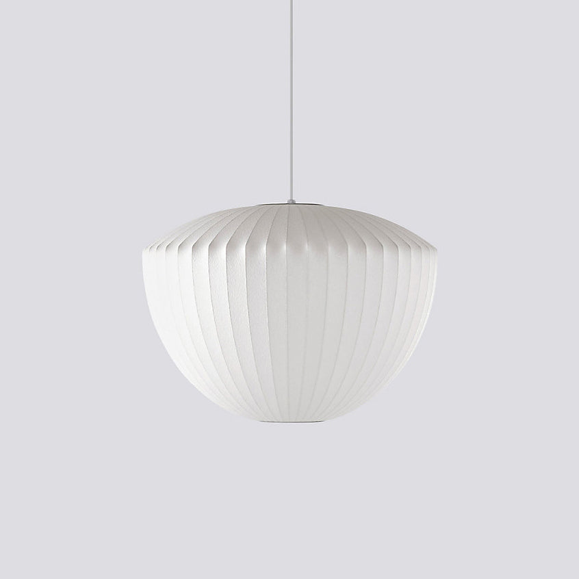 Modern Mulberry Fabric Bubble Chandelier – Hallway Decorative Pendant Lamp