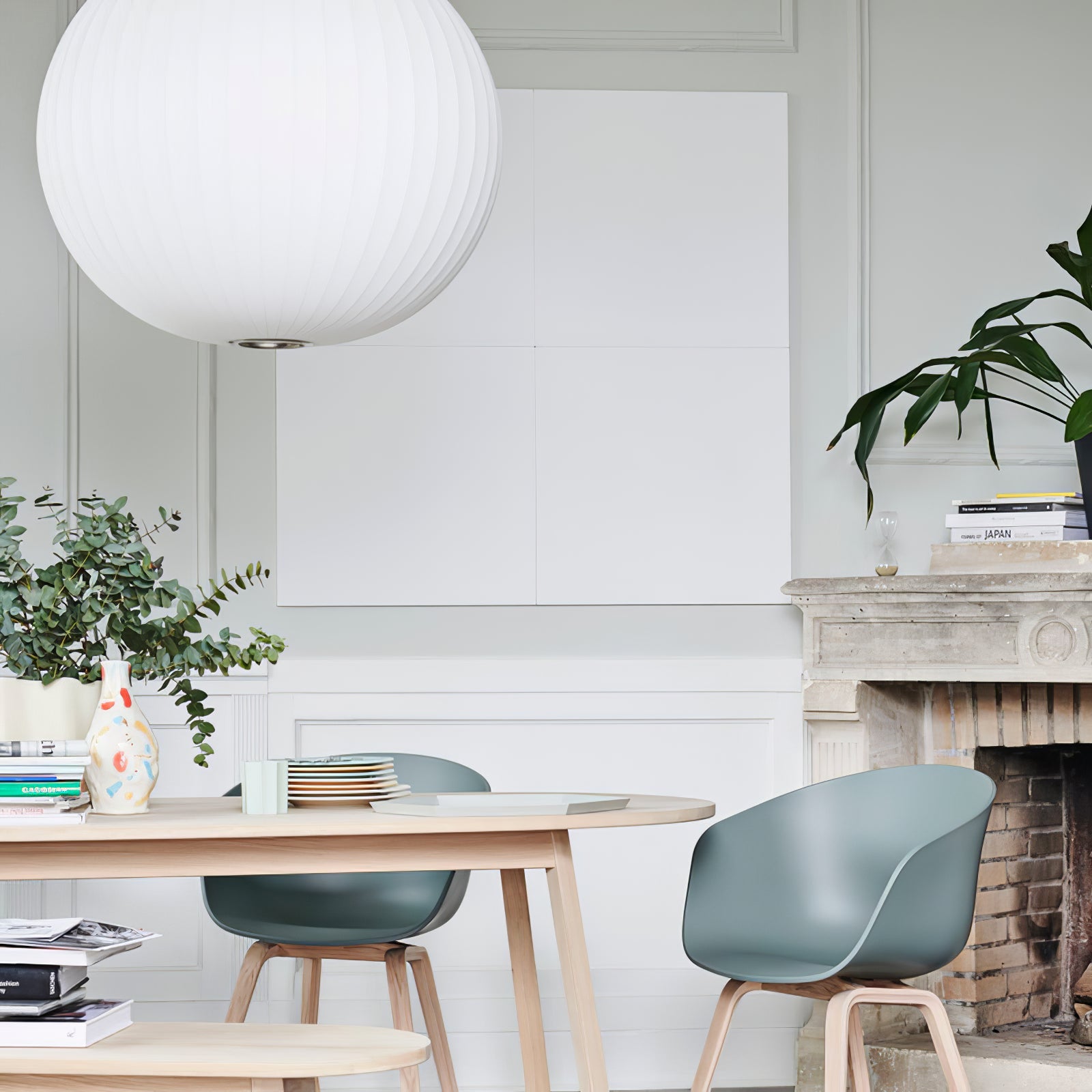 Modern Mulberry Fabric Bubble Chandelier – Hallway Decorative Pendant Lamp