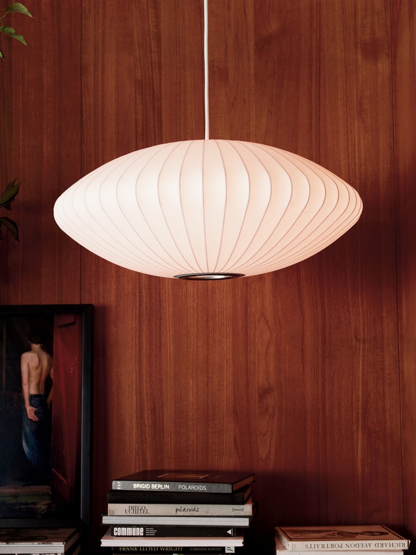 Modern Mulberry Fabric Bubble Chandelier – Hallway Decorative Pendant Lamp