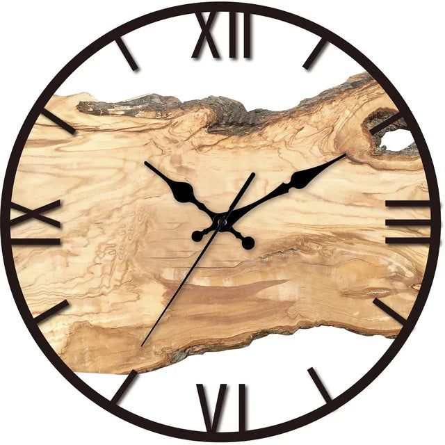 Clear Wall Clock | Sleek Accent