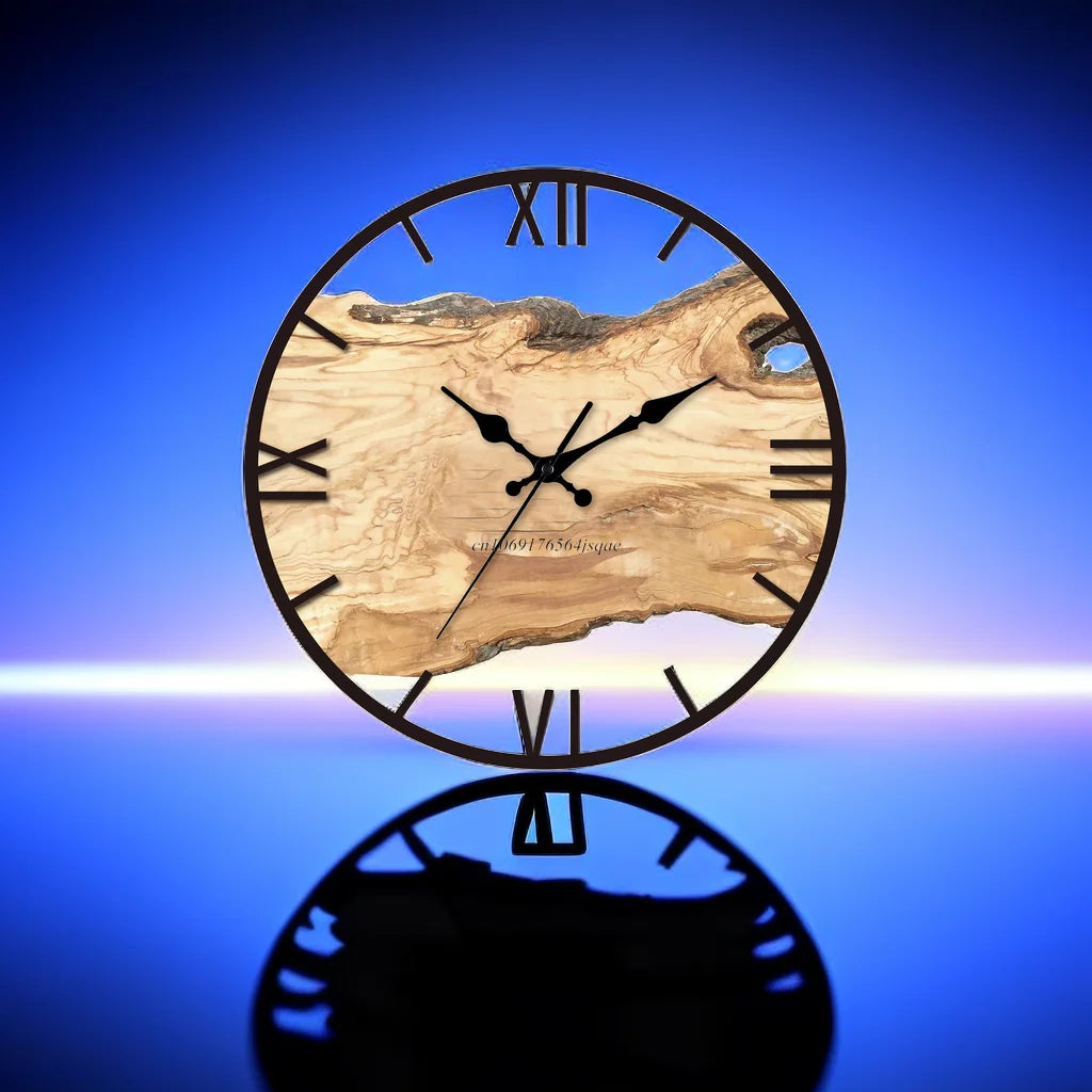 Clear Wall Clock | Sleek Accent