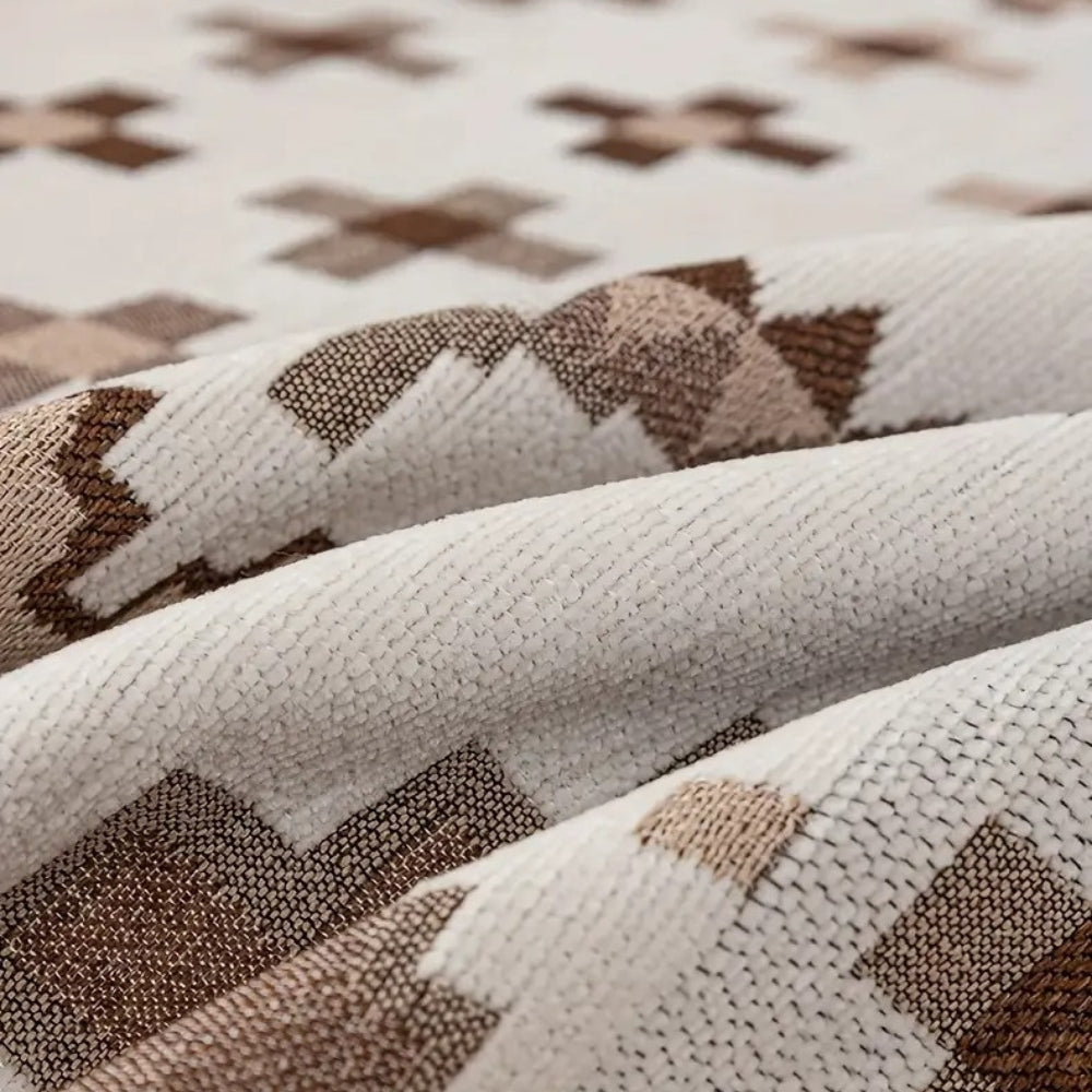 Decorative and Durable Sofa Throw - Slipcover in Tribal Pattern