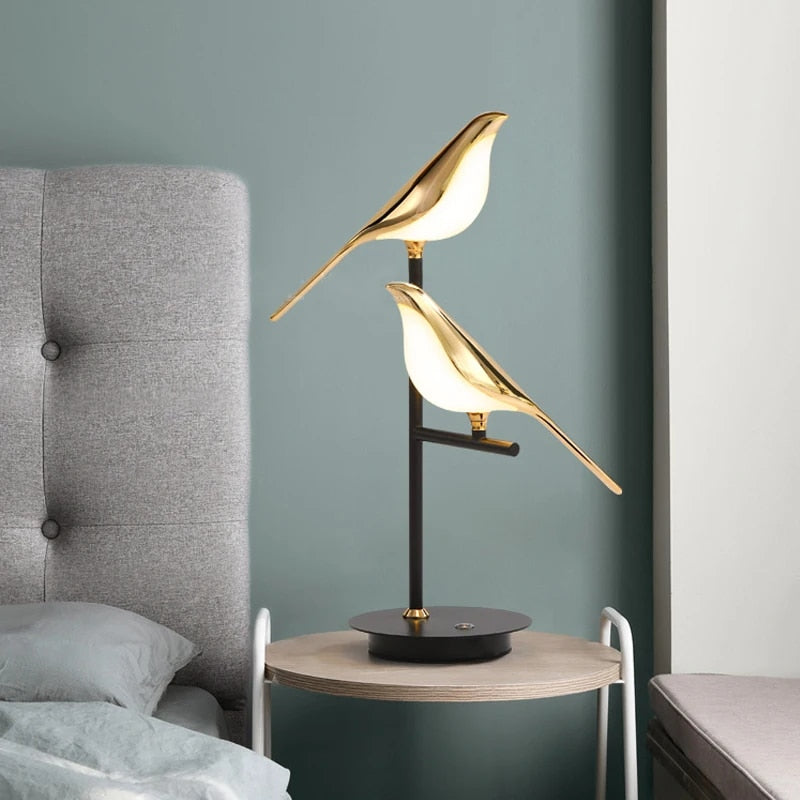 Touch-Activated LED Table Lamp