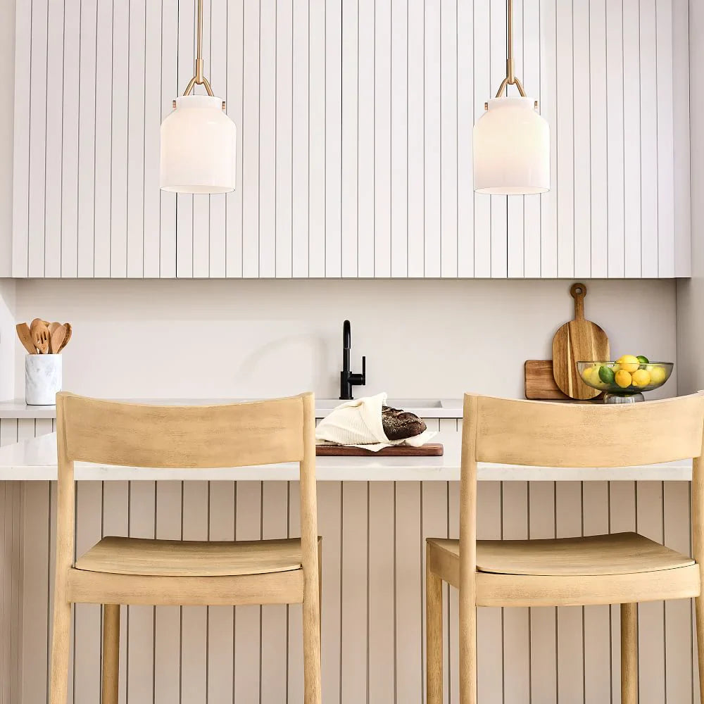 Minimalist Nordic Pendant Light with Morandi Matte Metal Finish