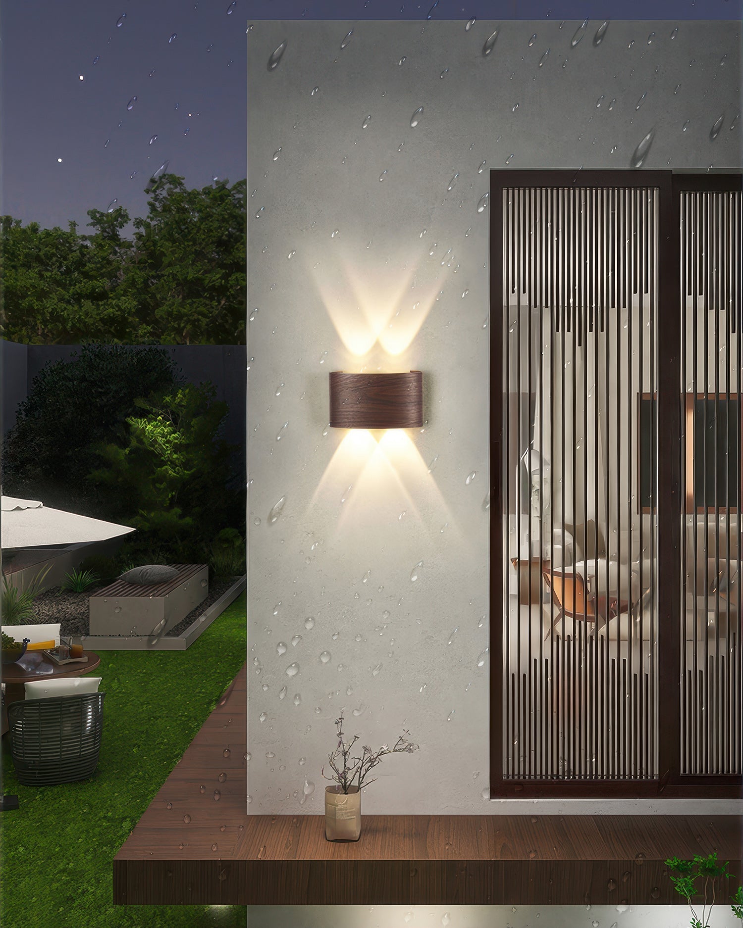 Contemporary Wooden Wall Lamp – Minimalist Design