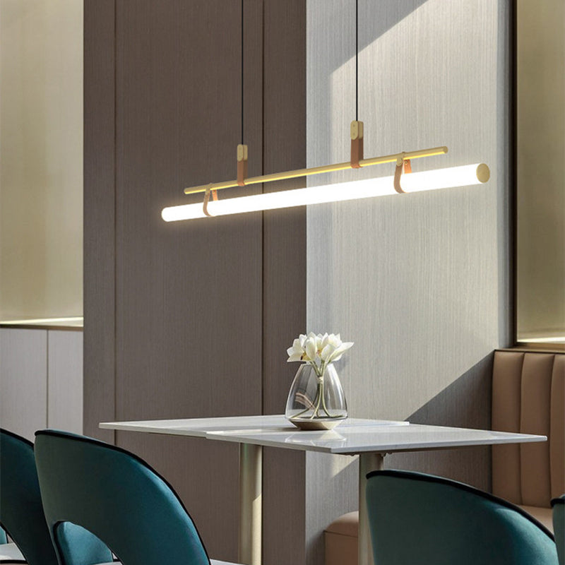 Stylish Dining Room Pendant Light – Modern Black & Gold Design
