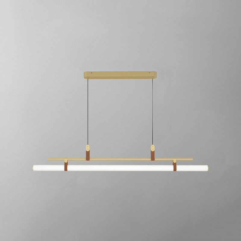 Stylish Dining Room Pendant Light – Modern Black & Gold Design