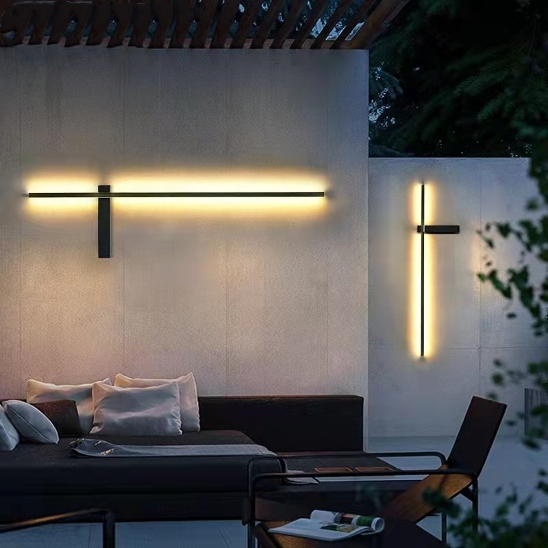 Elegant Outdoor Column LED Wall Light