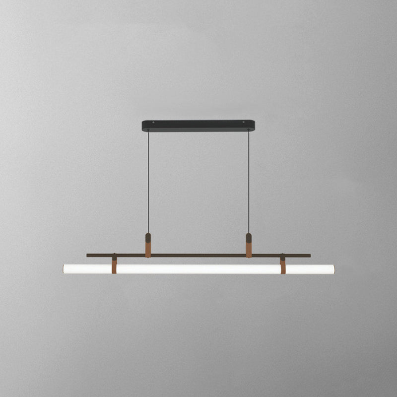 Stylish Dining Room Pendant Light – Modern Black & Gold Design
