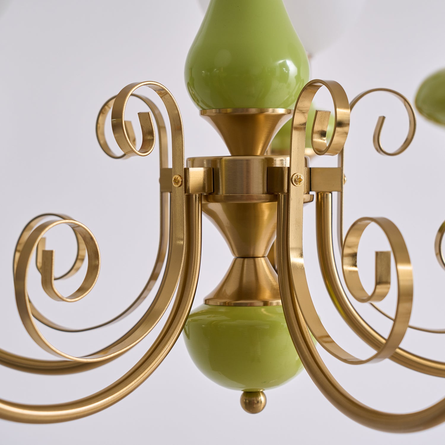 Bubble Milk Glass Chandelier – Stylish Lighting Fixture