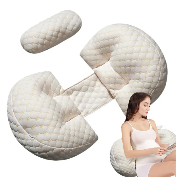 Full Body Pregnancy Pillow | Maternity Support for Back, Belly & Hips