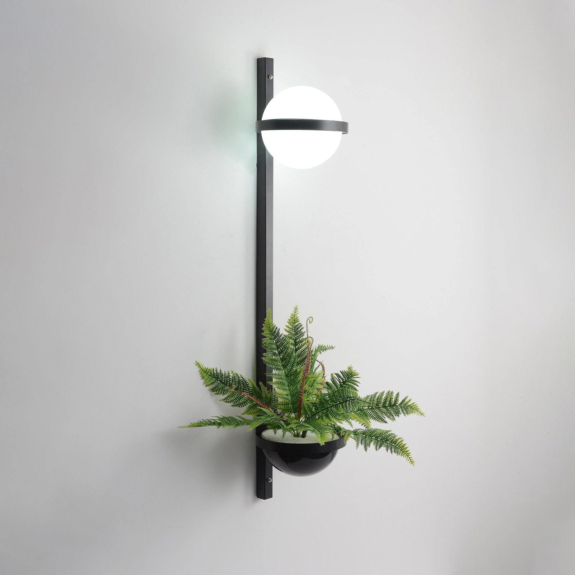 Sleek Globe-Style Outdoor Wall Light