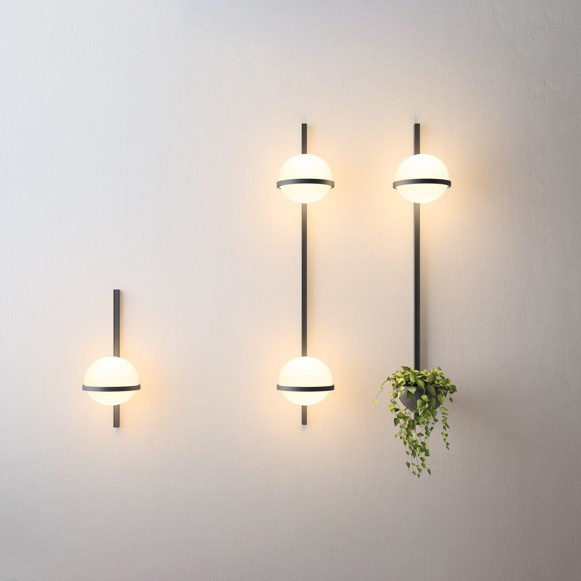 Sleek Globe-Style Outdoor Wall Light