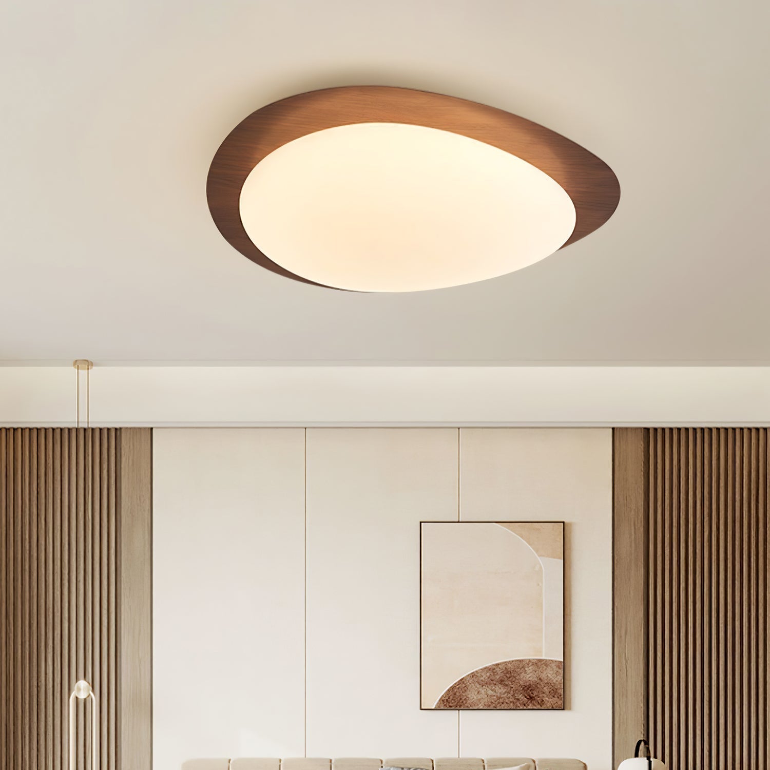 Stylish Pebble Flush Mount Ceiling Light – Modern Home Lighting
