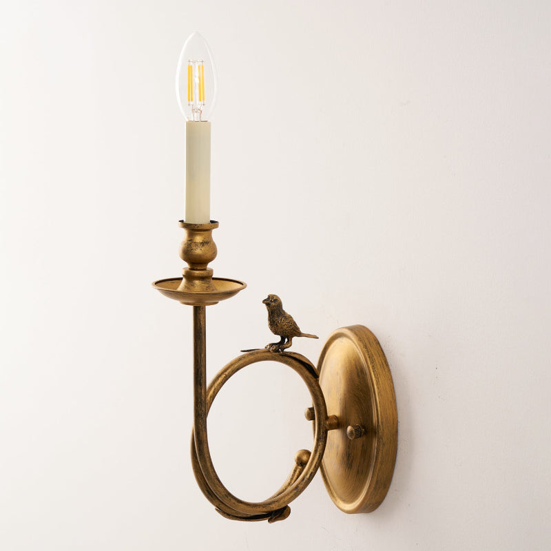 Vintage Style Perching Bird Wall Lamp – Stylish Indoor Light