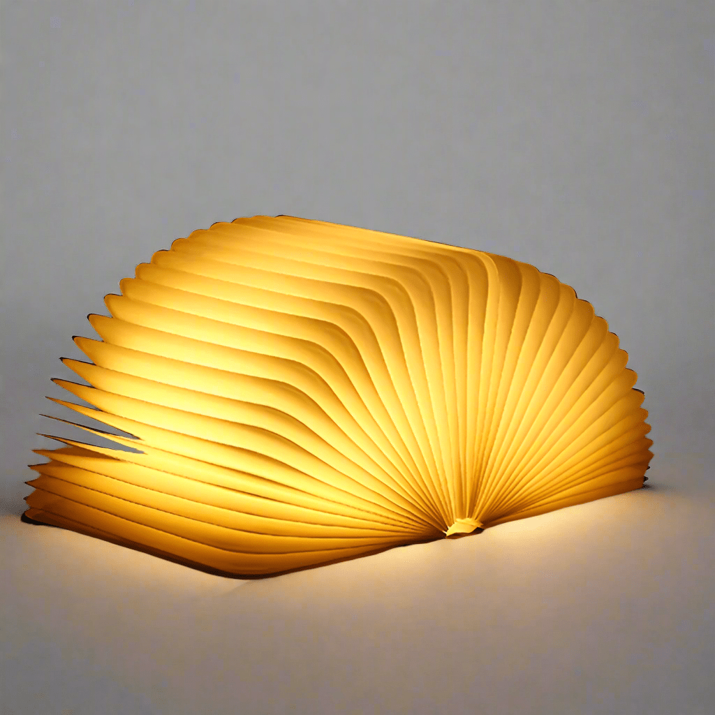 Wooden Enchanted Book Desk Lamp | Table Lamp