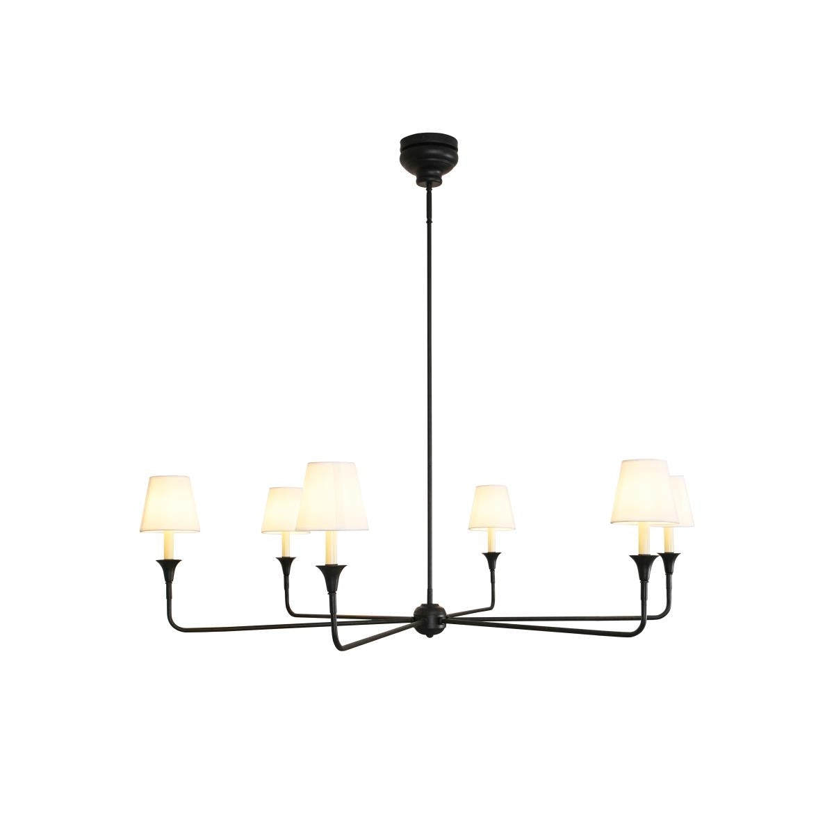 Classic Fabric Shade Chandelier – Timeless Pendant Light
