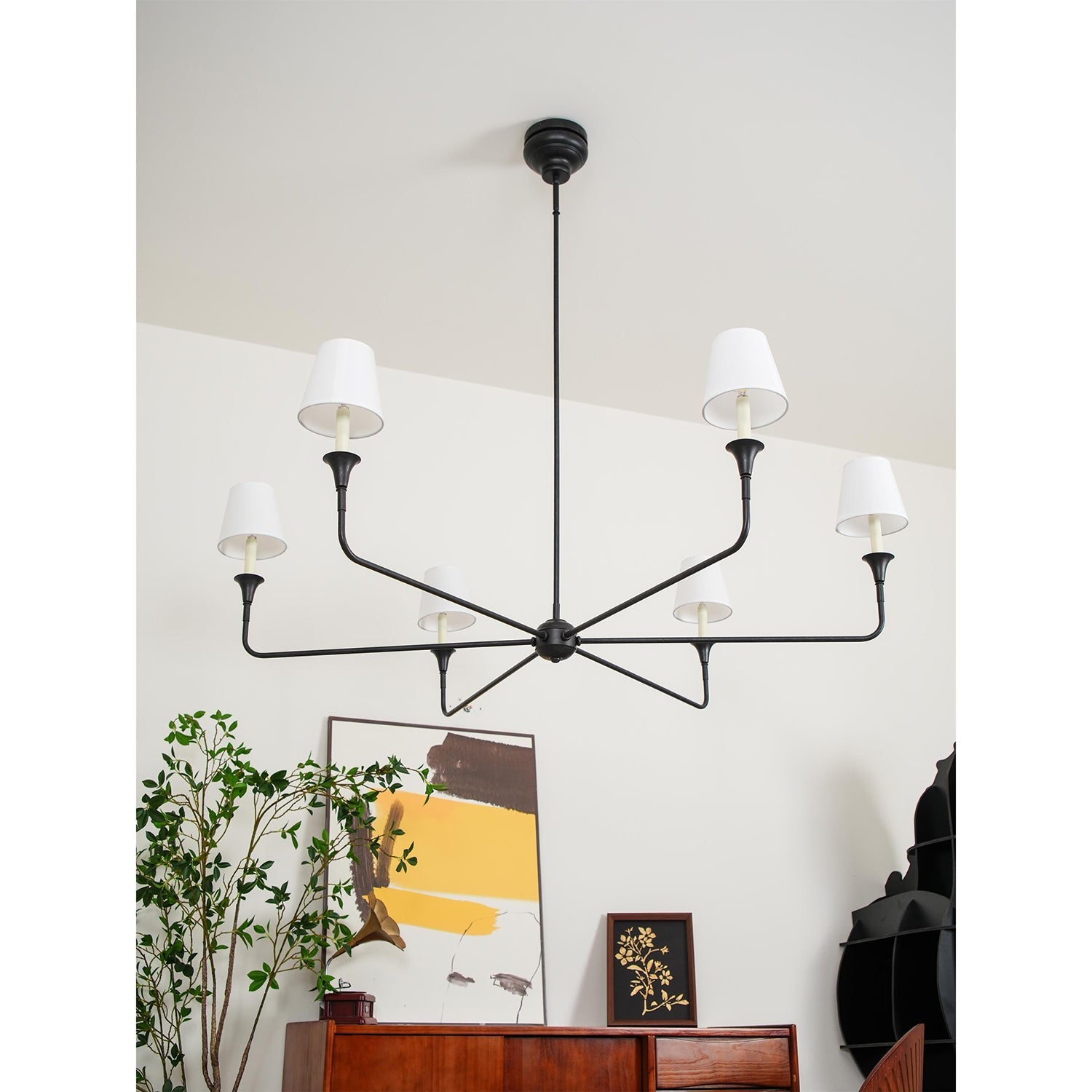 Classic Fabric Shade Chandelier – Timeless Pendant Light