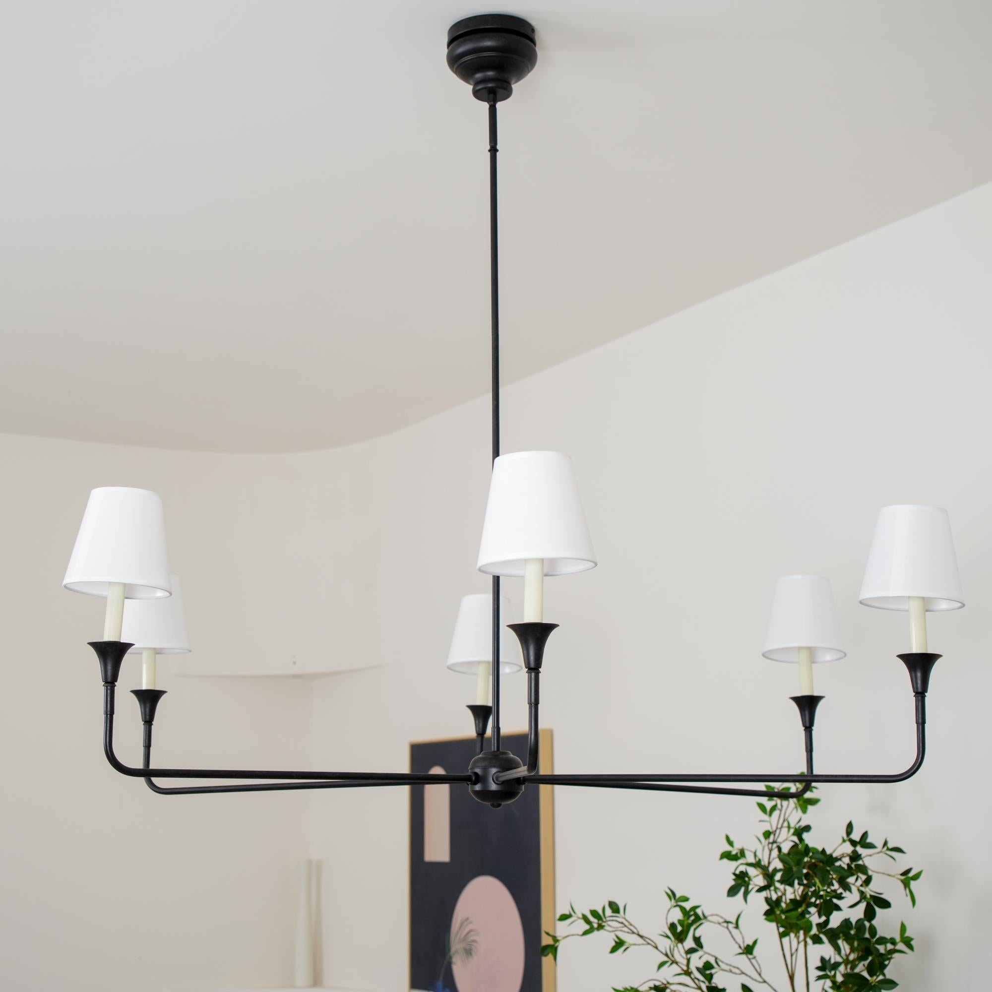 Classic Fabric Shade Chandelier – Timeless Pendant Light
