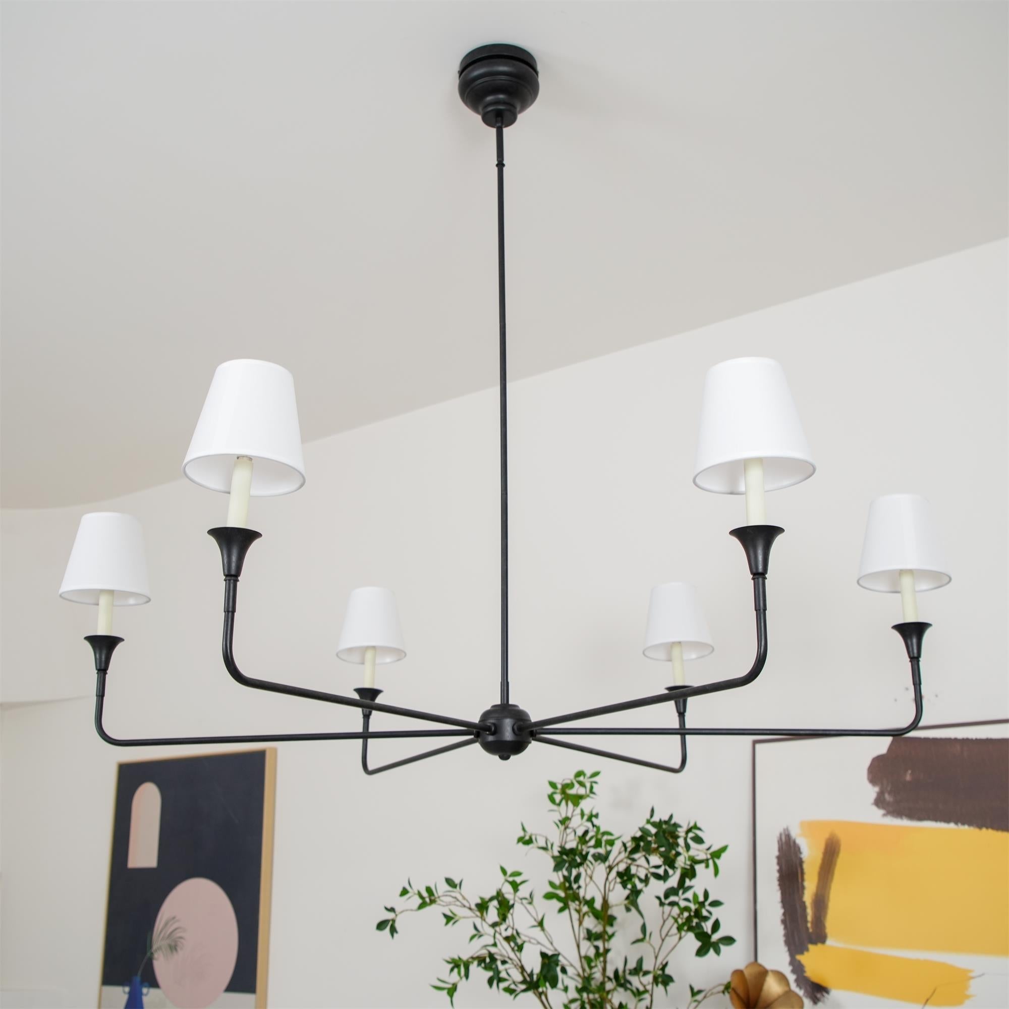 Classic Fabric Shade Chandelier – Timeless Pendant Light
