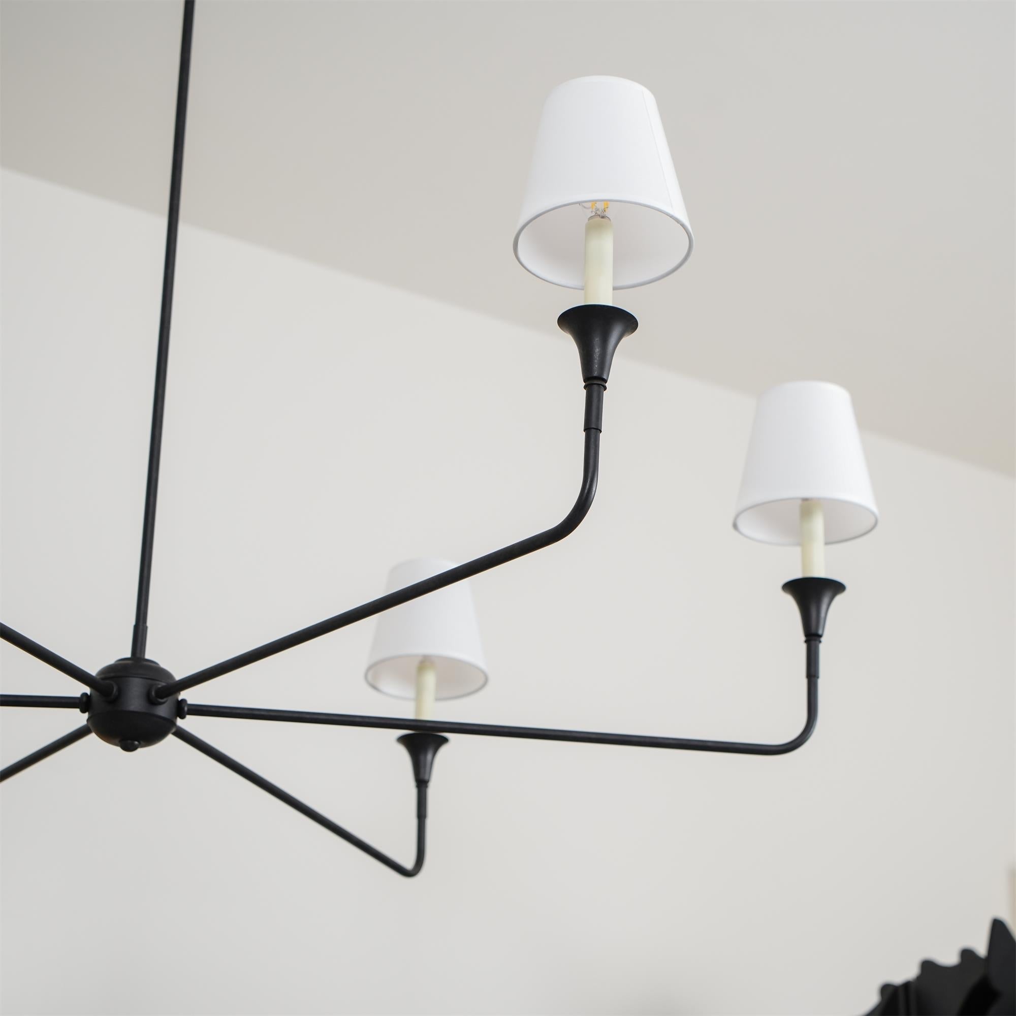 Classic Fabric Shade Chandelier – Timeless Pendant Light