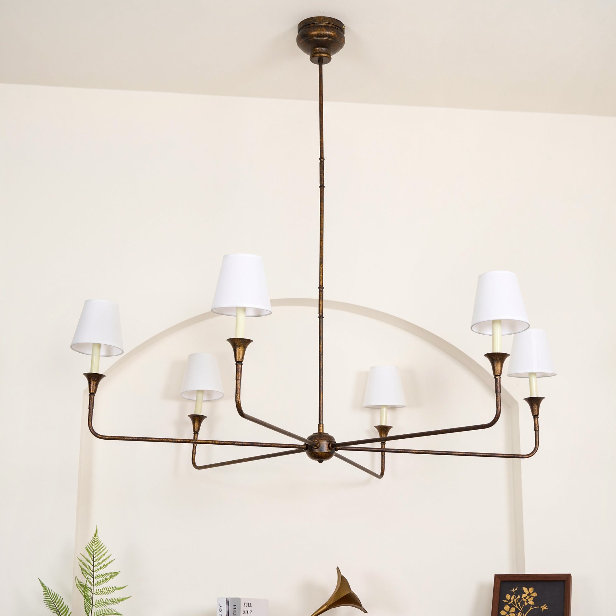 Classic Fabric Shade Chandelier – Timeless Pendant Light
