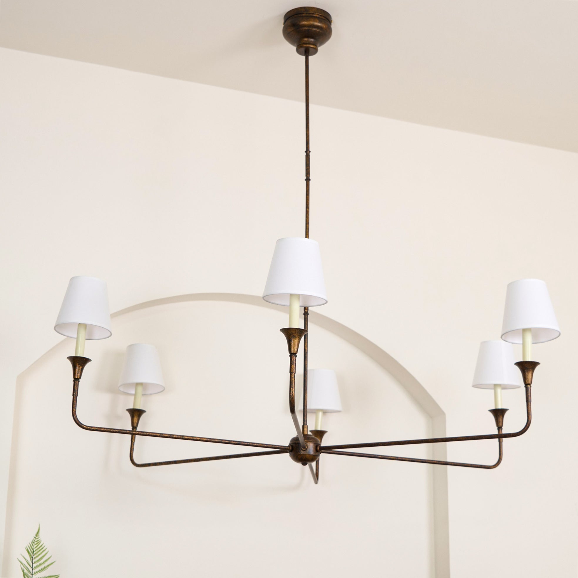 Classic Fabric Shade Chandelier – Timeless Pendant Light