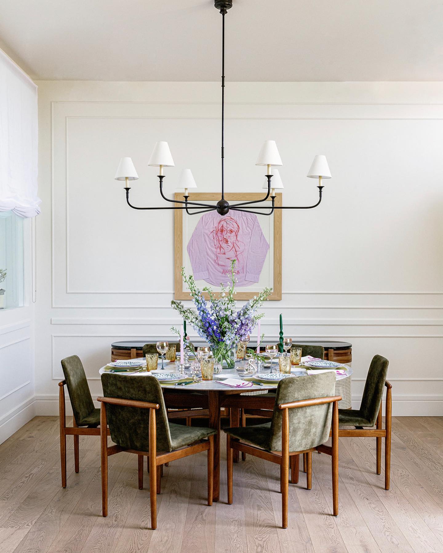 Classic Fabric Shade Chandelier – Timeless Pendant Light
