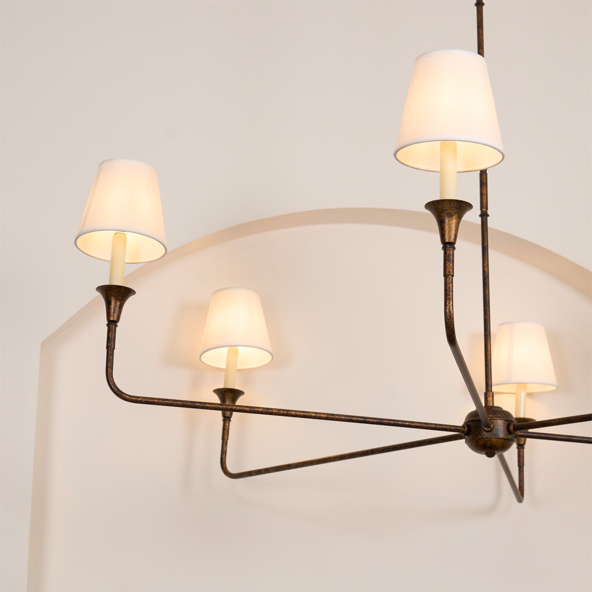 Classic Fabric Shade Chandelier – Timeless Pendant Light