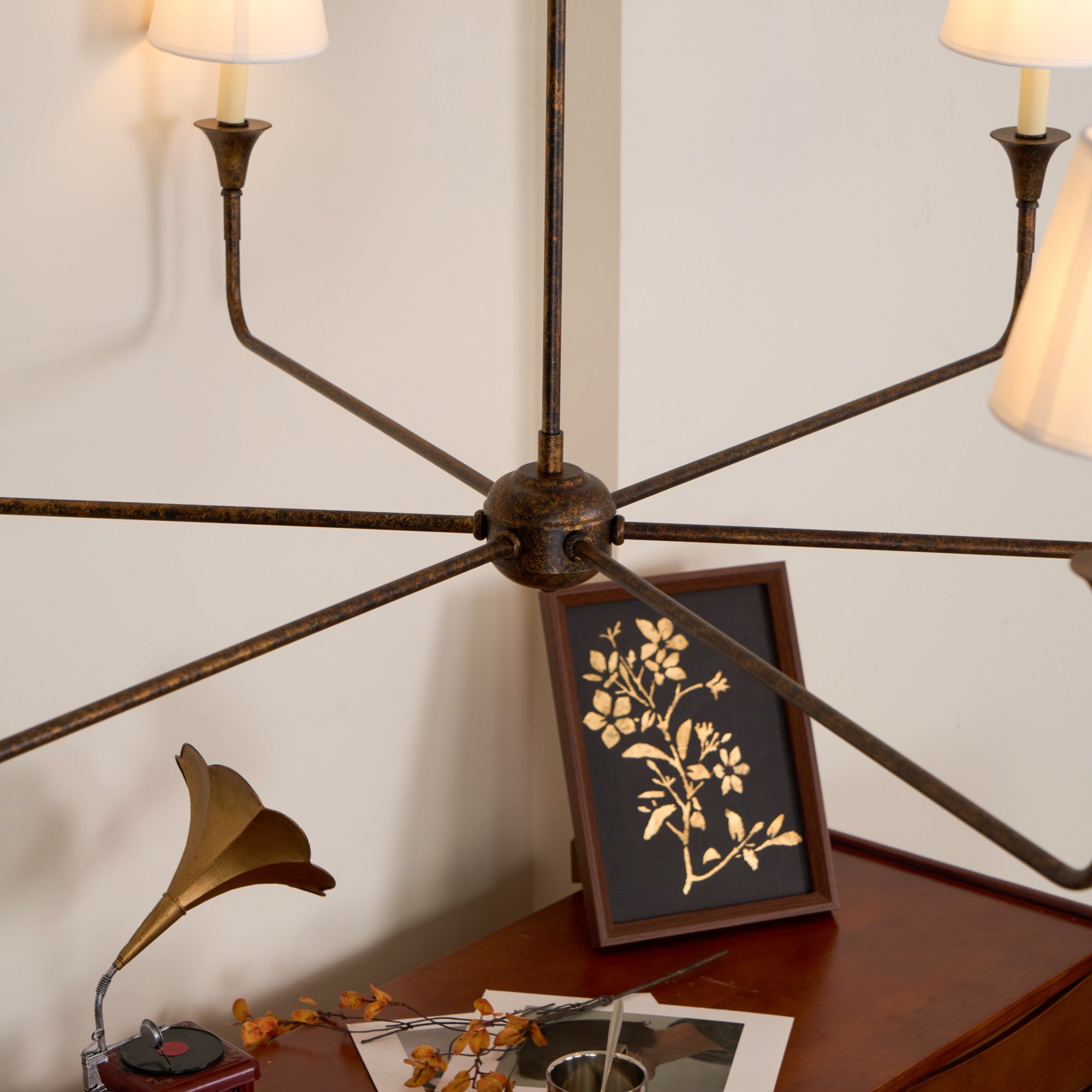 Classic Fabric Shade Chandelier – Timeless Pendant Light