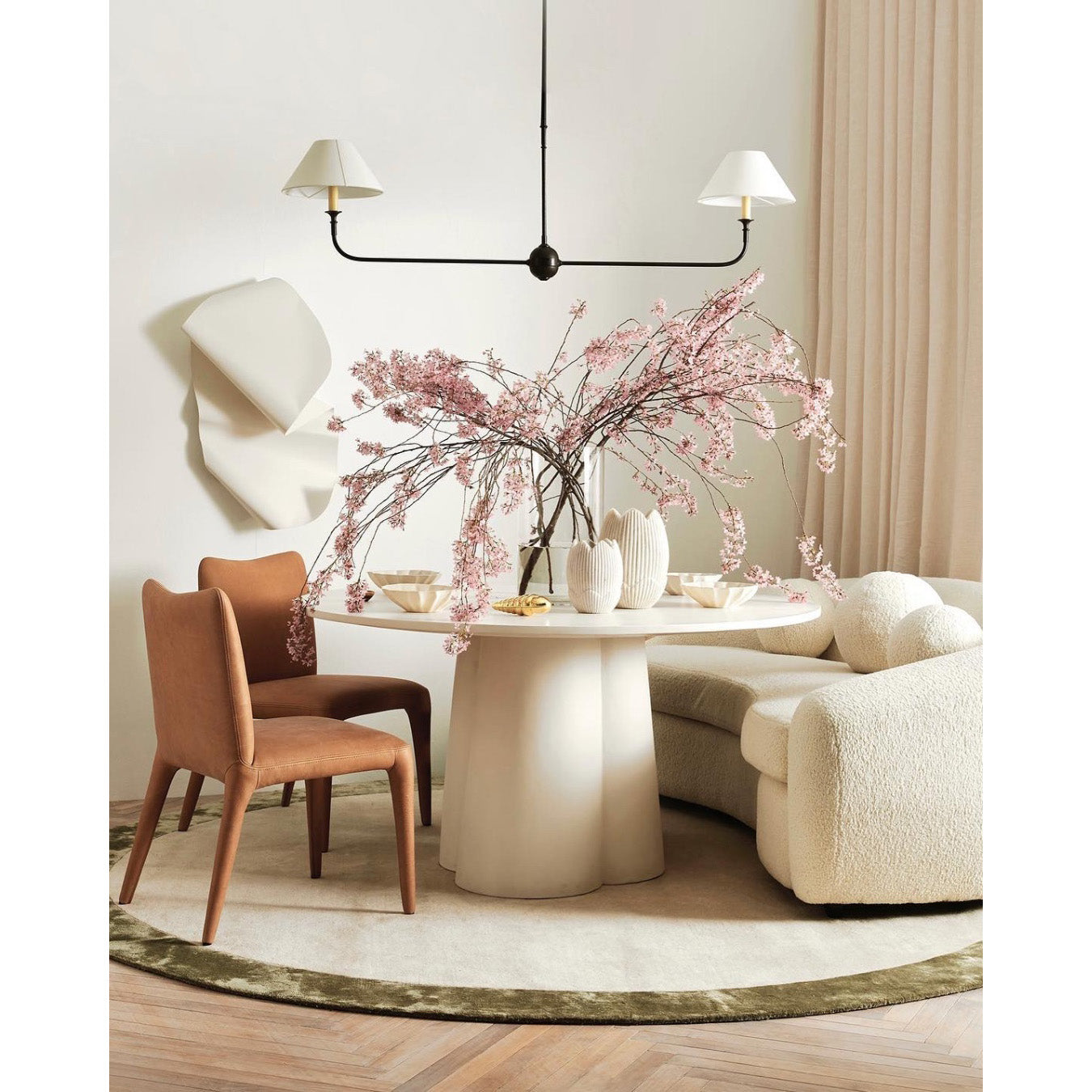 2-Light Linear Chandelier – Modern Ceiling Light