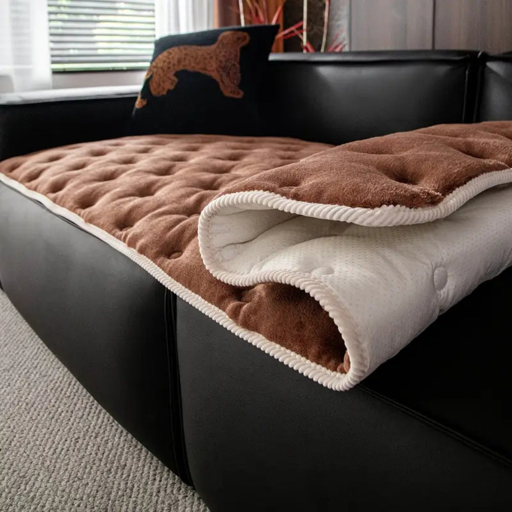 Stylish Button-Tufted Sofa Slipcover for a Classic Look