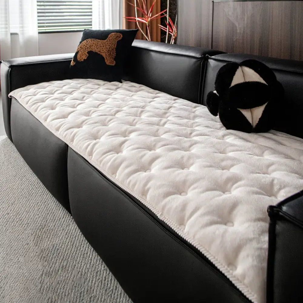 Stylish Button-Tufted Sofa Slipcover for a Classic Look