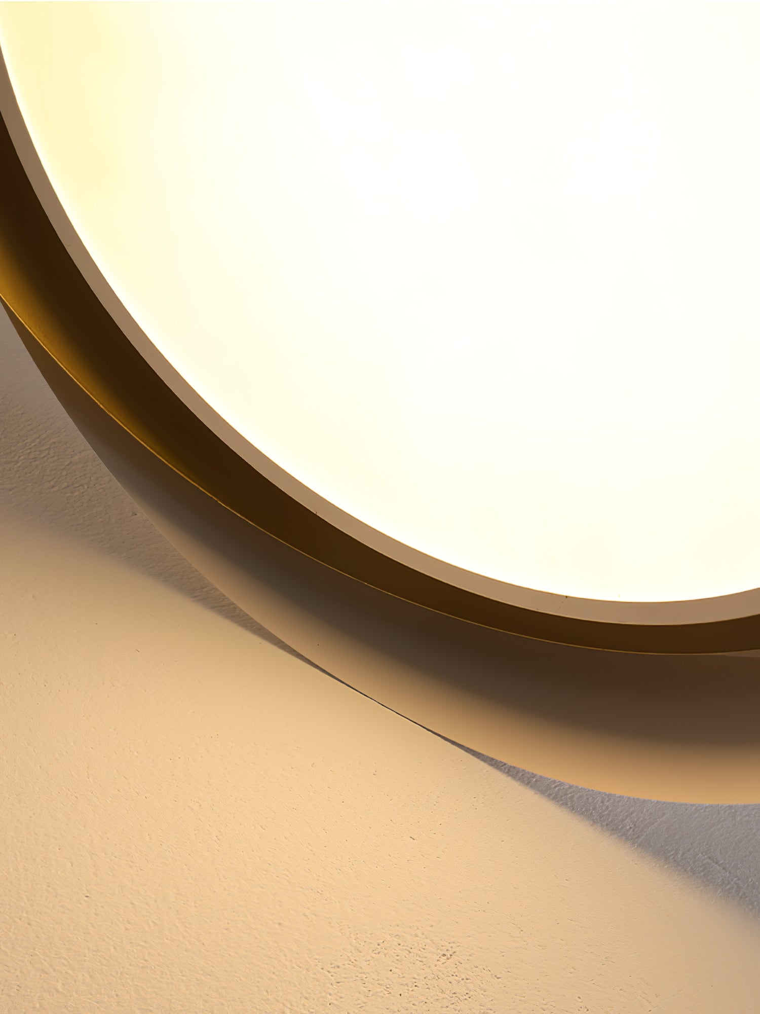 Round Flat Panel LED Ceiling Light | Modern Double Shade Ceiling Lamp