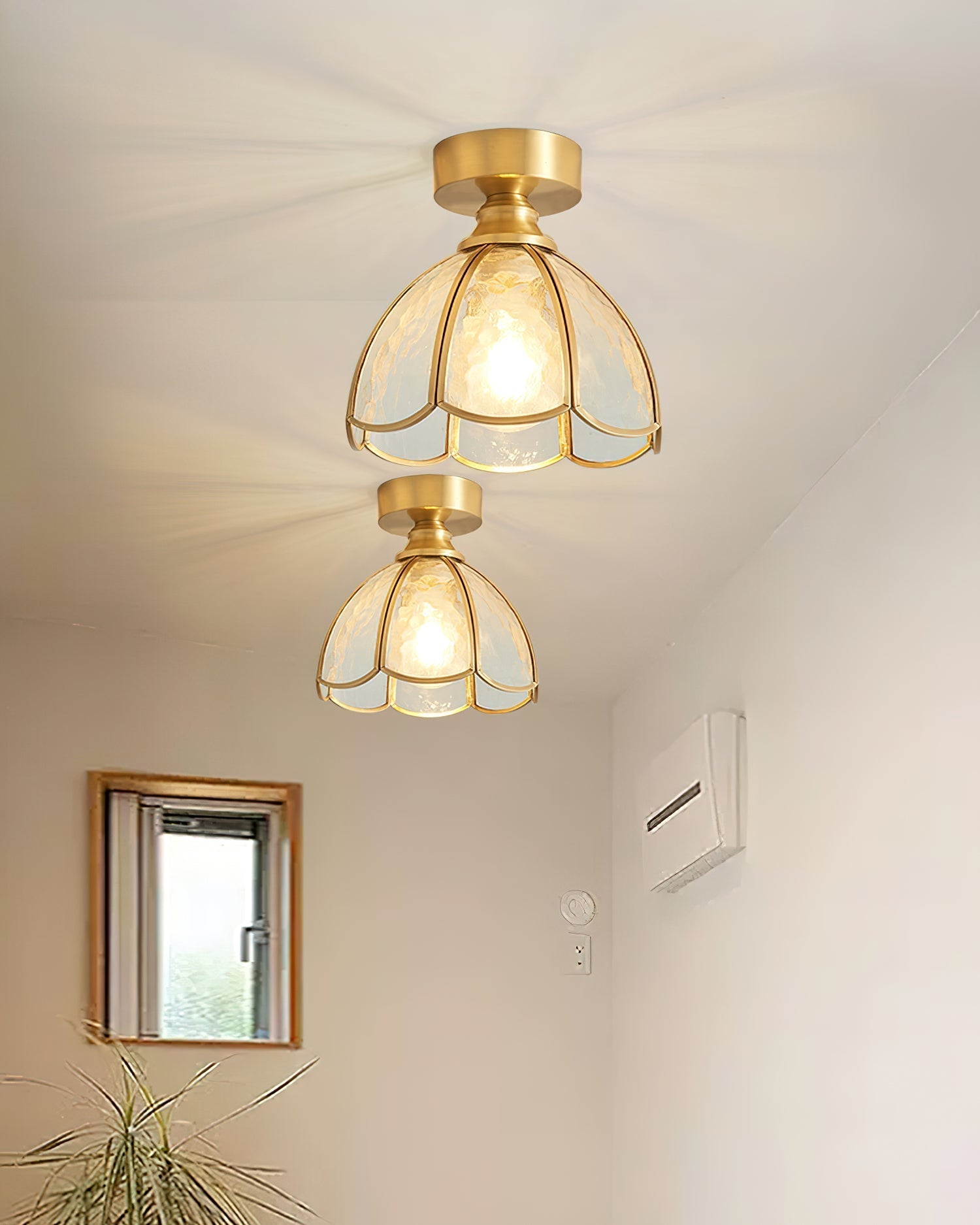 Stained Glass Ceiling Light – Tiffany Style Decorative Fixture