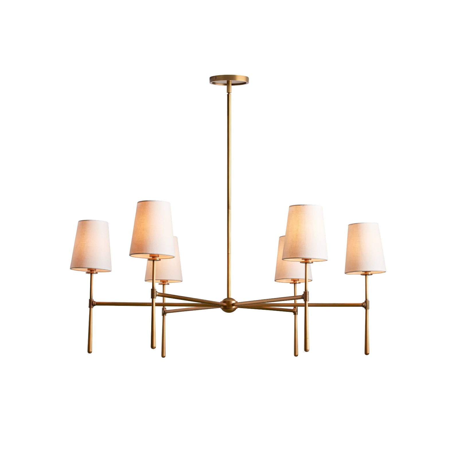 Contemporary Round Chandelier – Stylish Ceiling Light