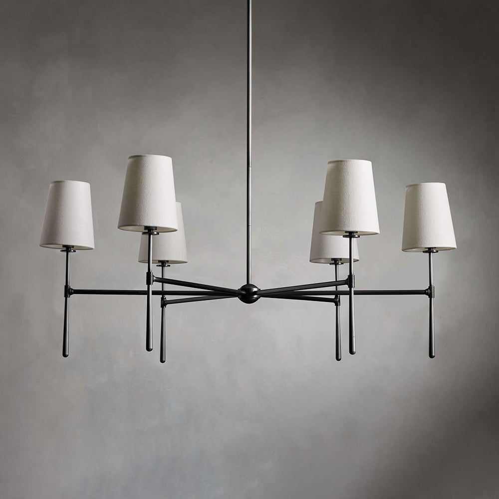 Contemporary Round Chandelier – Stylish Ceiling Light