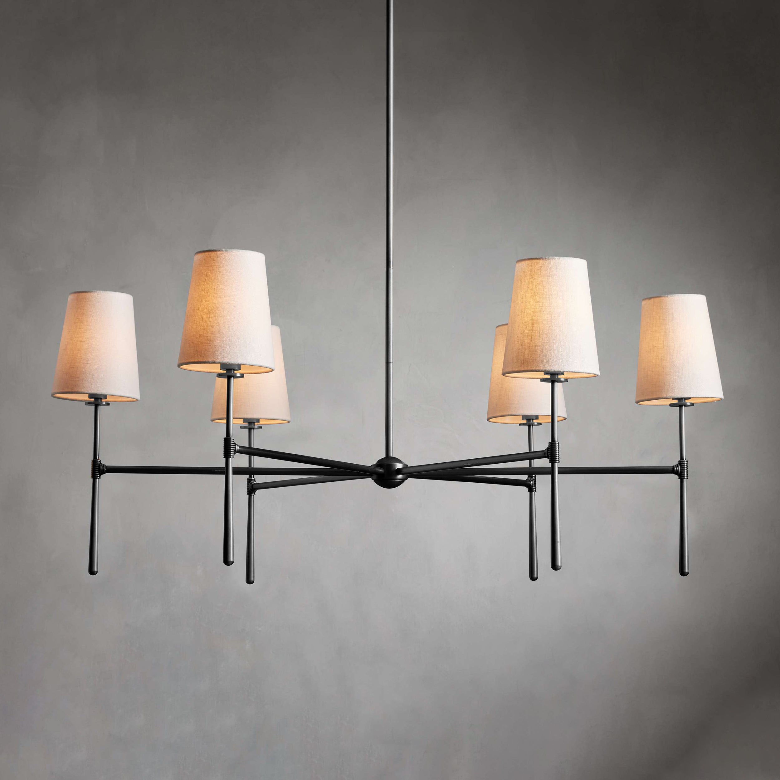 Contemporary Round Chandelier – Stylish Ceiling Light