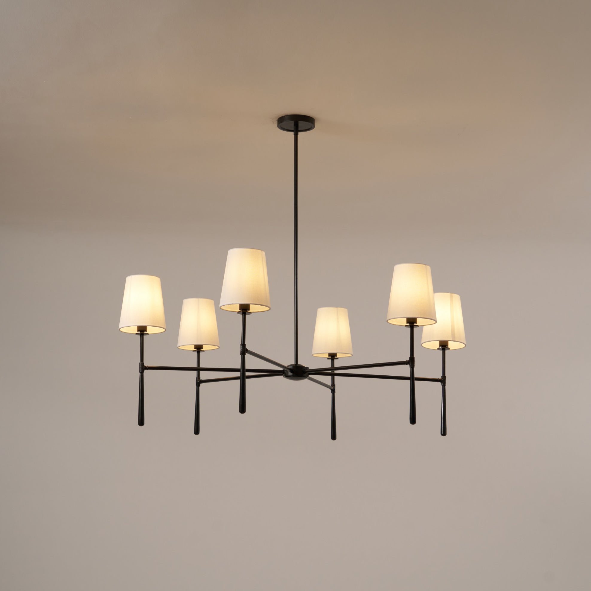 Contemporary Round Chandelier – Stylish Ceiling Light