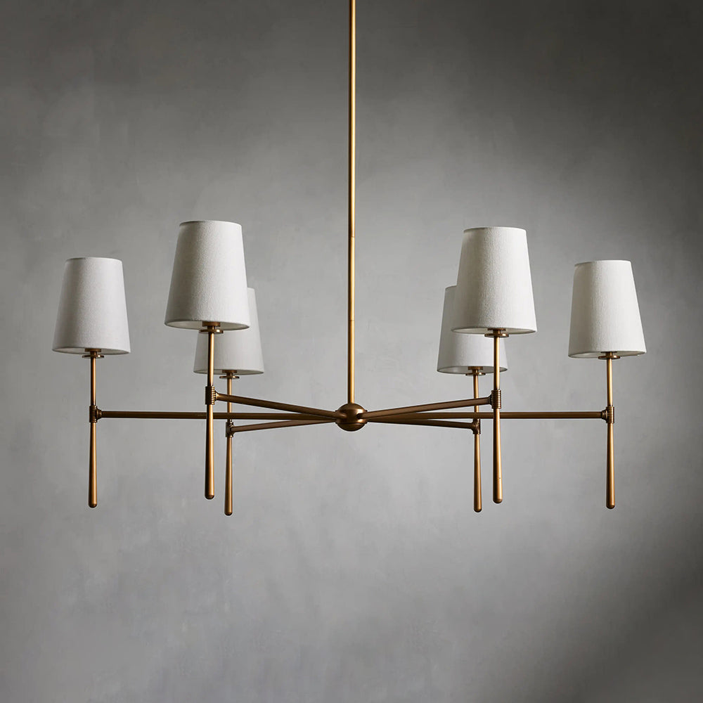 Contemporary Round Chandelier – Stylish Ceiling Light