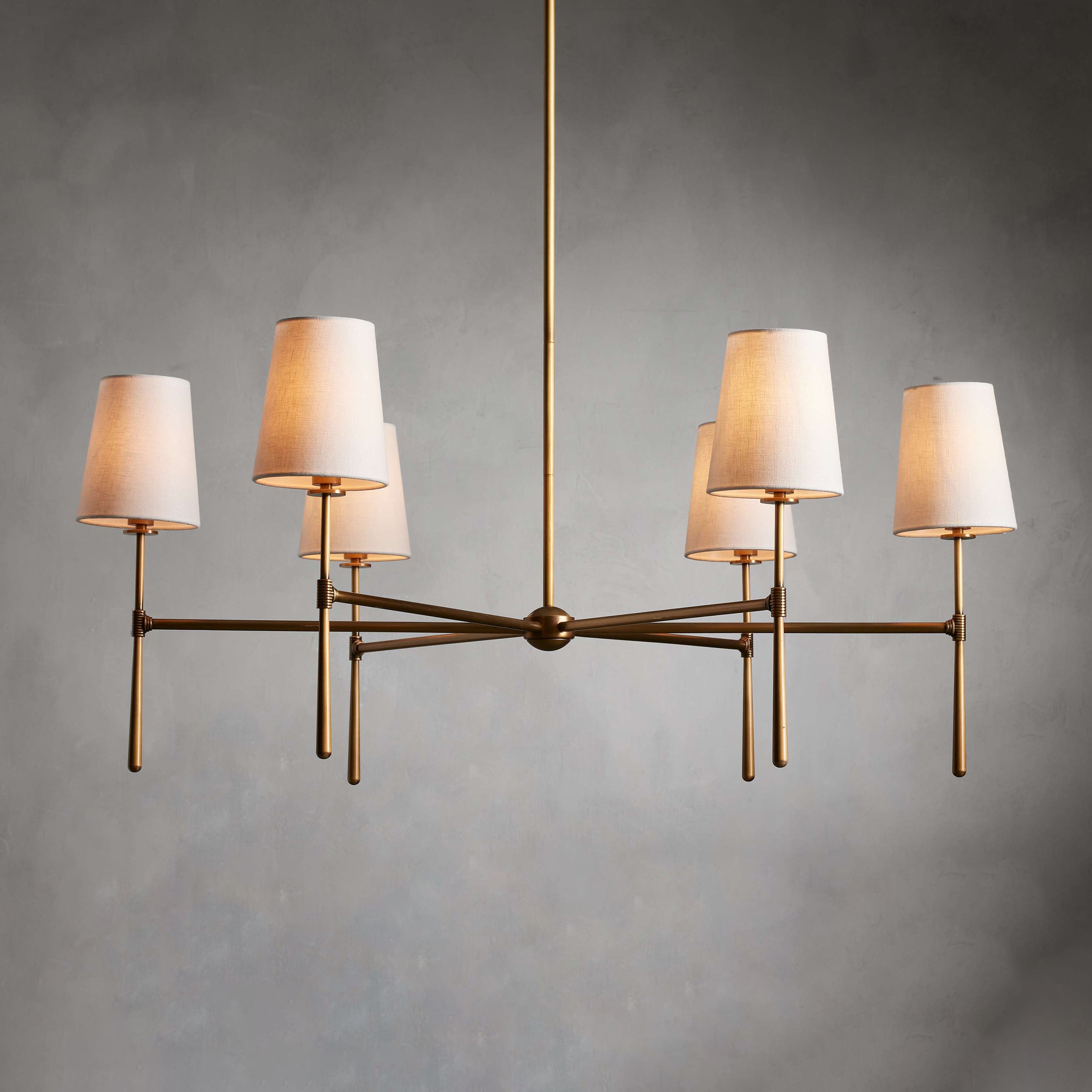 Contemporary Round Chandelier – Stylish Ceiling Light