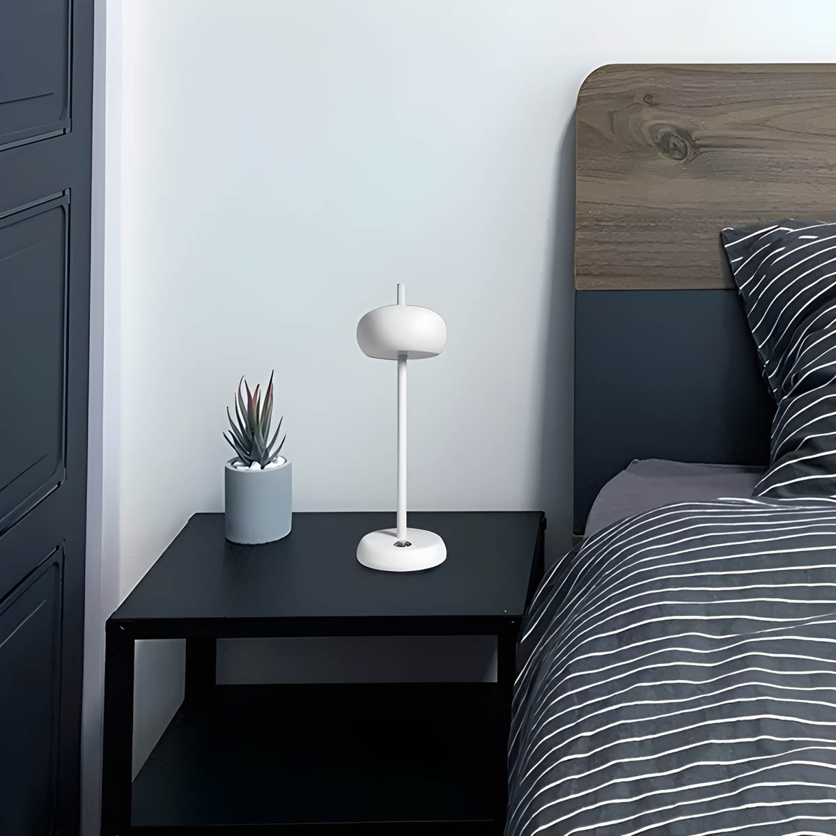 Sleek Mid-Century Desk Lamp | Rechargable Table Lamp